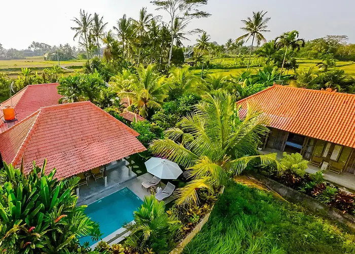 Nyaman By Evdekimi - Romantic Escape Among Rice Fields With Pool, Terrace - Long Extras Villa Ubud