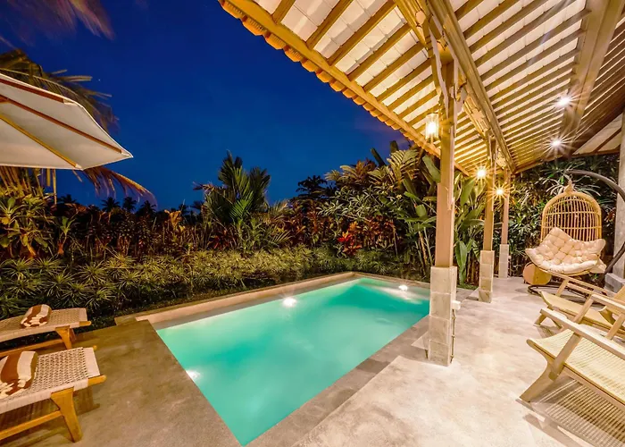 Villa Nyaman By Evdekimi - Romantic Escape Among Rice Fields With Pool, Terrace - Long Extras